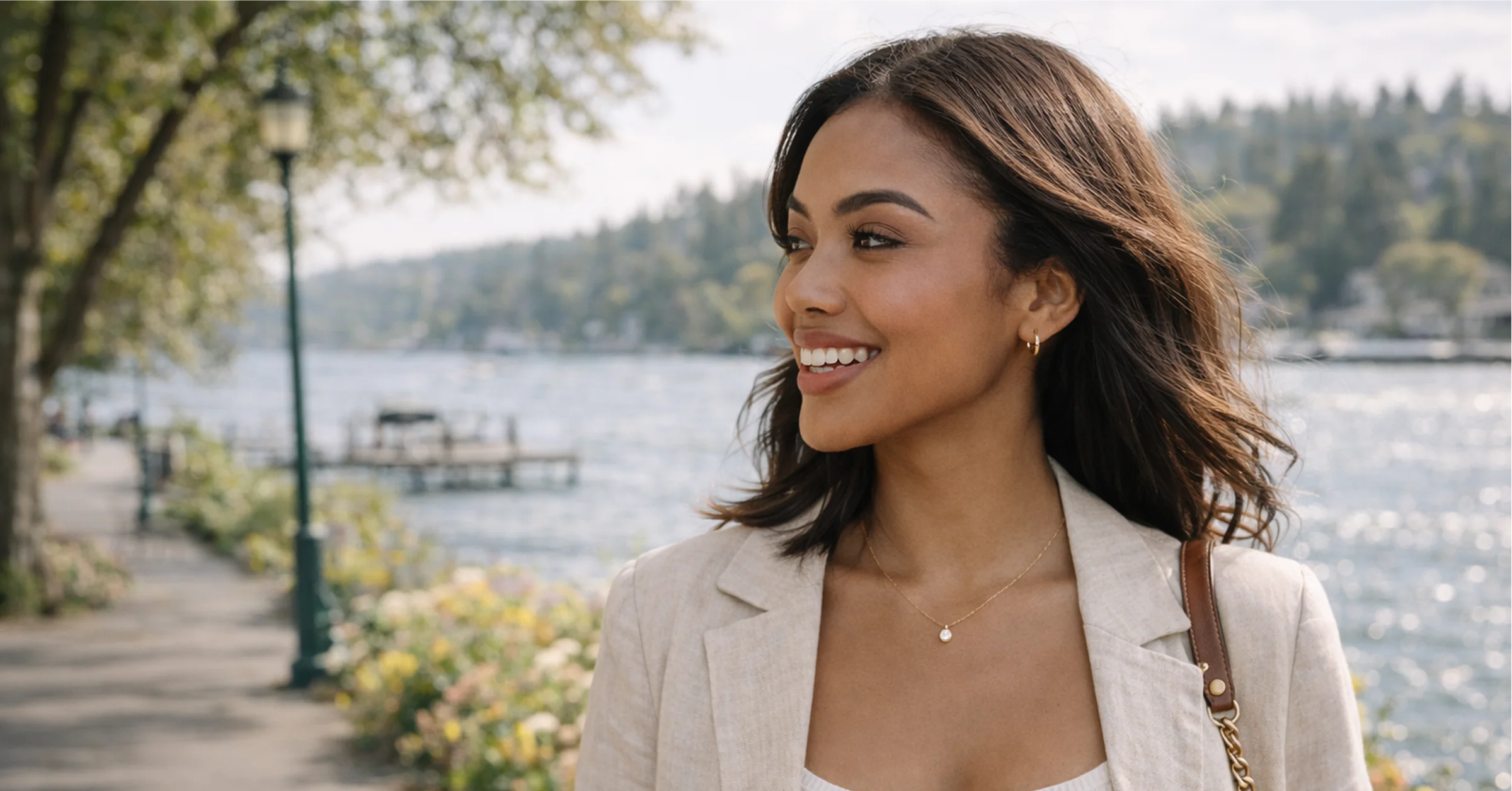 Woman in mercer island, washington